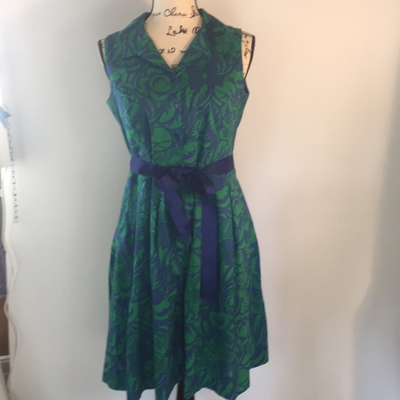 Talbots Dresses & Skirts - Talbots 10 sleeveless summer shirtwaist dress B4.8